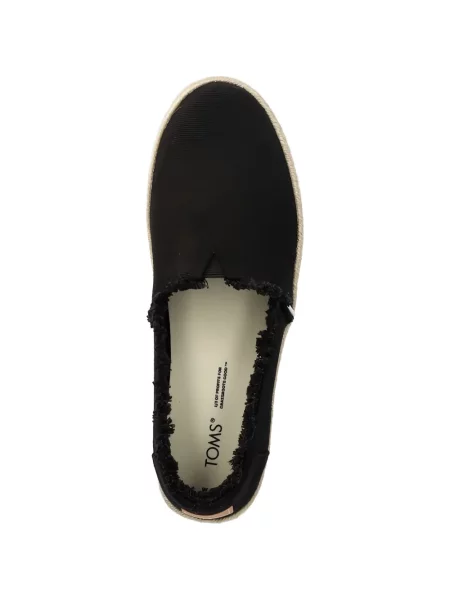 Espadrile Toms cu platformă negru