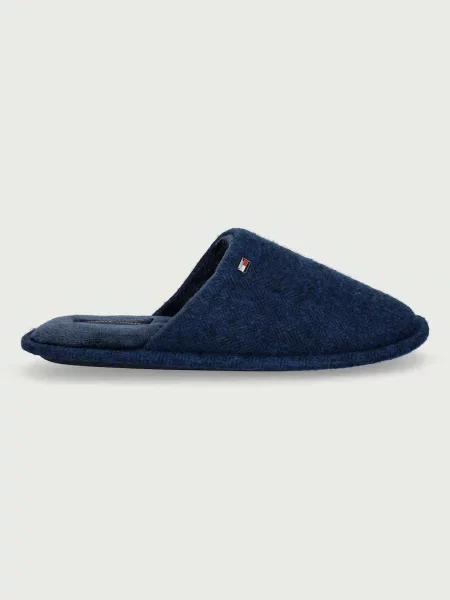 Tommy Hilfiger copati HERRINGBONE HOUSE SHOE modra
