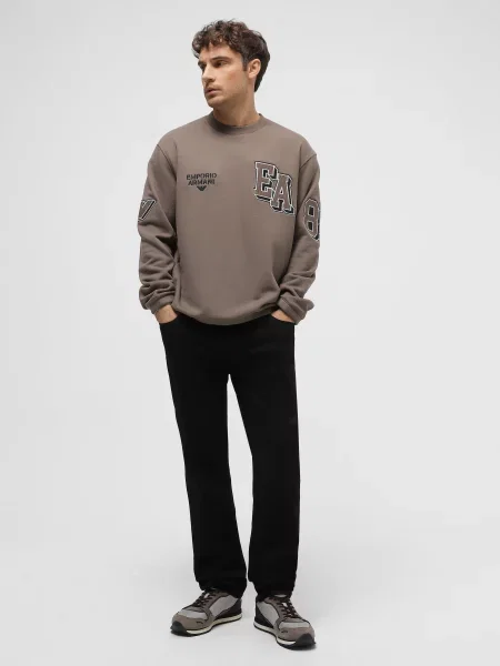 Свитшот Emporio Armani коричневый