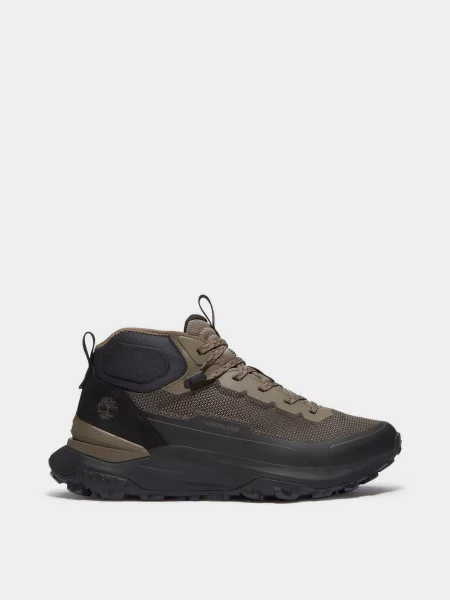 Черевики Timberland оливковий текстиль/шкіра