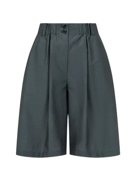 Pantaloni scurți Tomboy plisate gri
