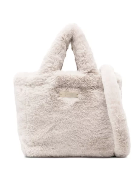 Geantă shopper Herno cu blană
