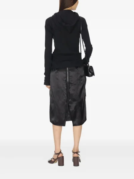 Hanorac cu glugă Low Classic clasic negru