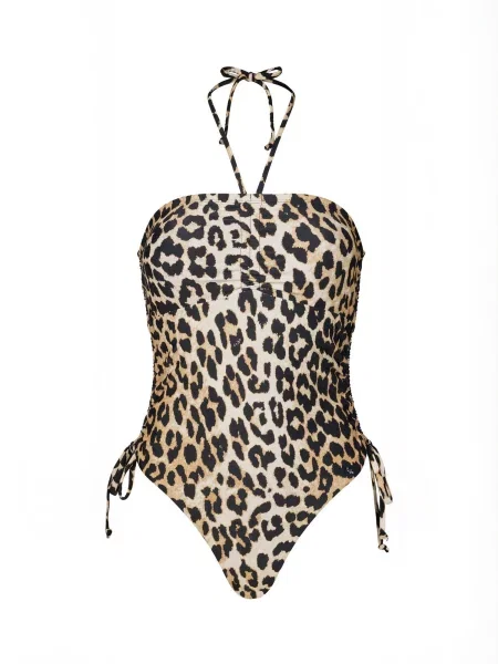 Crās Costum de baie întreg Albertinascras crem / nisipiu negru