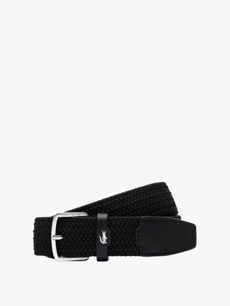 Ремінь Lacoste чорний