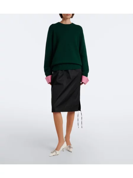 Pulover Prada de lână verde