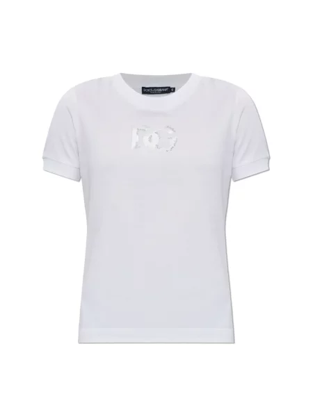 Koszulka Dolce And Gabbana z logo biała