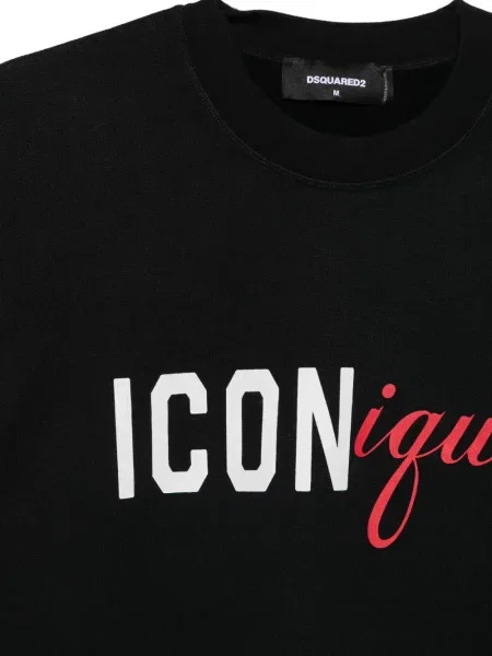 Hanorac Dsquared2 cu imagine negru