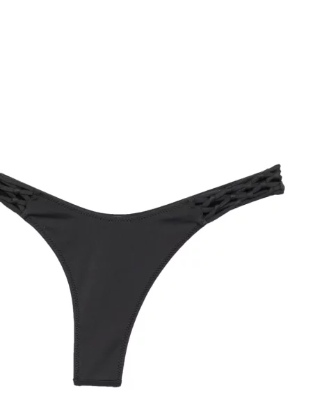 Bikini Frankies Bikinis țesuți cu bretele negru