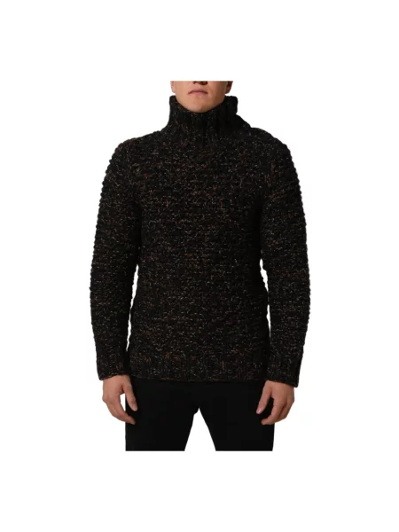 Sweter Dolce And Gabbana z kapturem brązowy