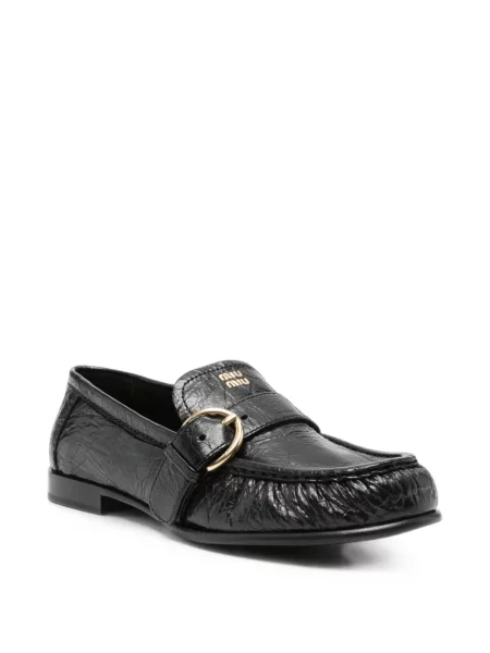 Pantofi loafer Miu Miu din piele negru