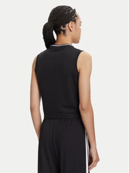 Csíkos hálós felső Adidas Sportswear fekete