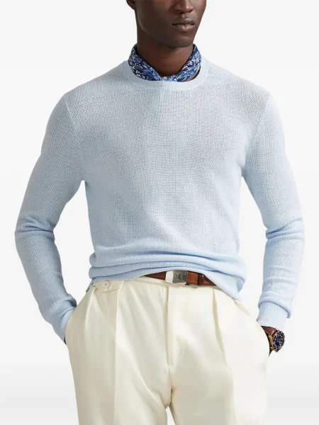 Șapcă Polo Ralph Lauren cu broderie din țesătură twill în carouri albastru