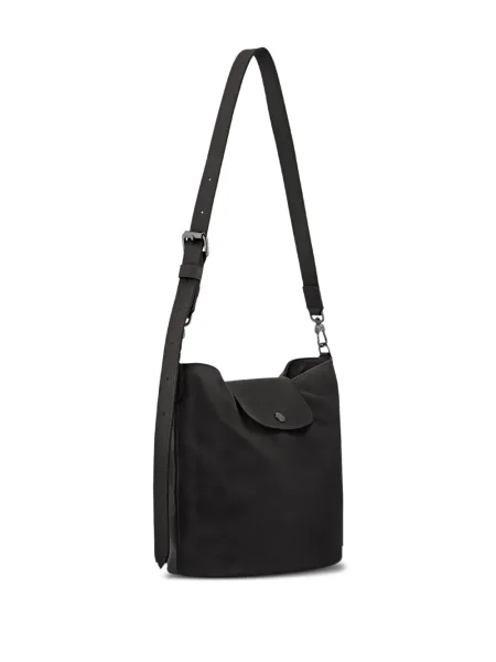Geanta de piele Longchamp din piele negru