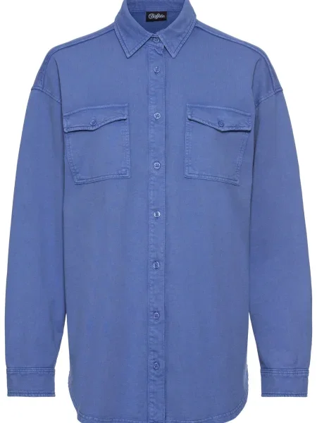 BUFFALO Halenka džínovina modrá