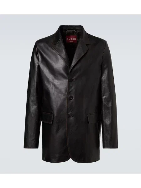 Kožené sako Gucci černé