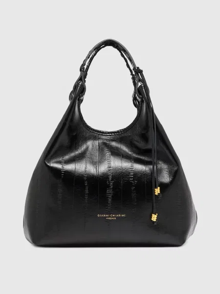 Кожаная сумка шоппер Gianni Chiarini черная