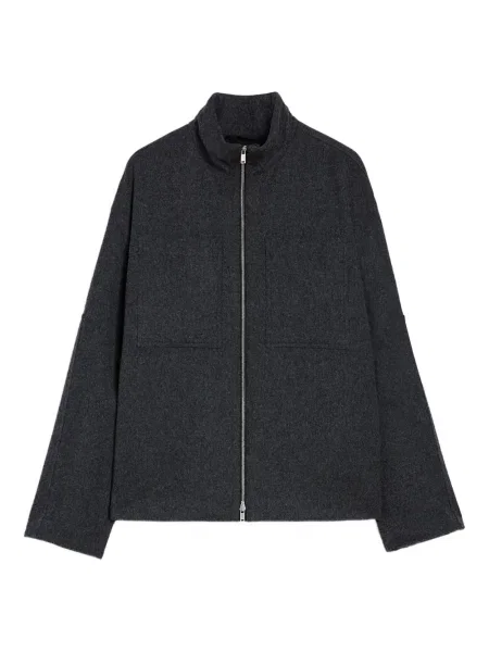 Geacă Jil Sander din fetru gri