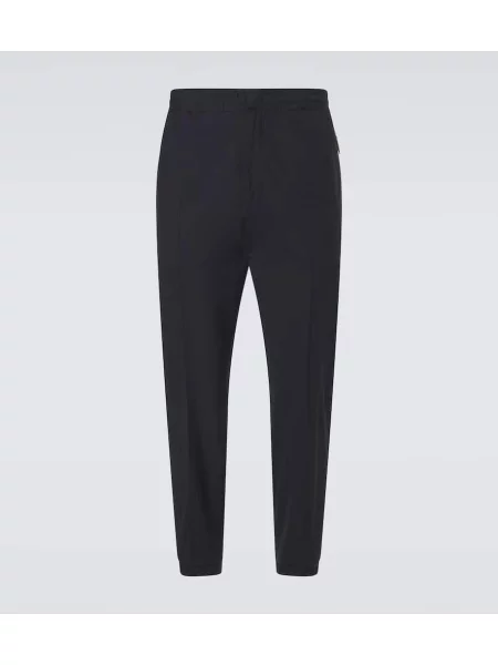 Pantaloni Berluti de lână conici albastru