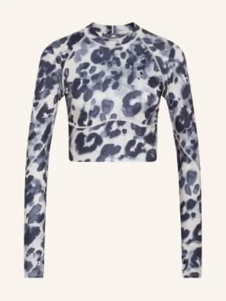Top Adidas By Stella Mccartney z nadrukiem z długim rękawem czarny