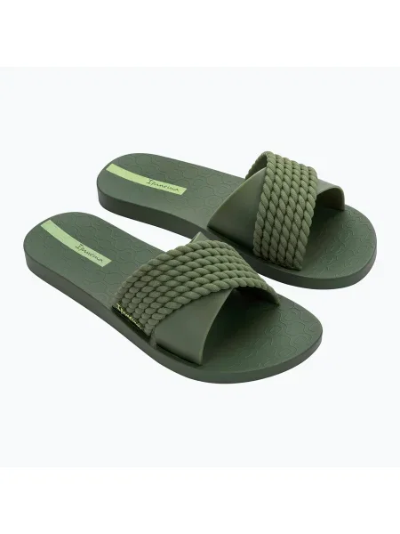 Papuci pentru femei Ipanema Street II dark green /green verde