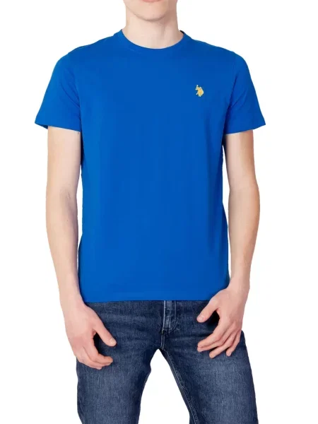 Polo majica U.s. Polo Assn. s kratkimi rokavi modra