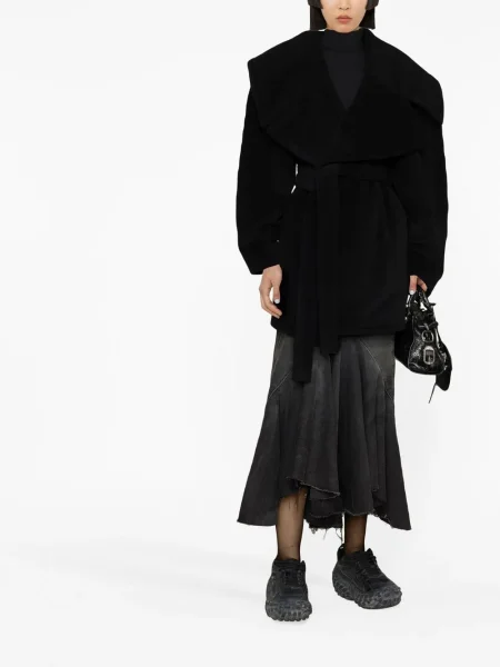 Juosmuo paltas Balenciaga juoda