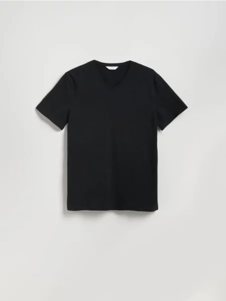 Reserved Tricou slim fit din negru