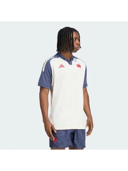 Koszulka treningowa reprezentacji Francji w rugby biała