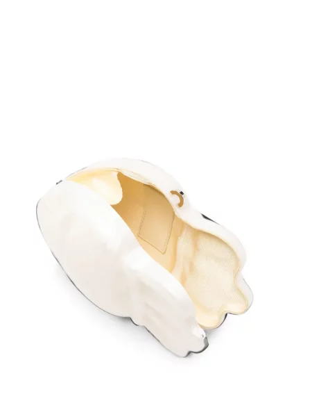 Clutch Simone Rocha λευκό