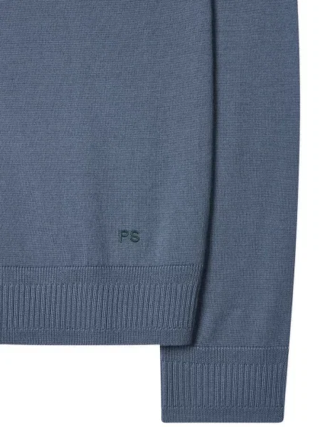 Polo Ps Paul Smith cu autograf albastru