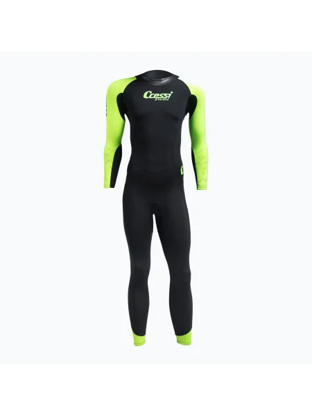 Costum de scufundări pentru bărbați Cressi Karua mm negru-verde negru