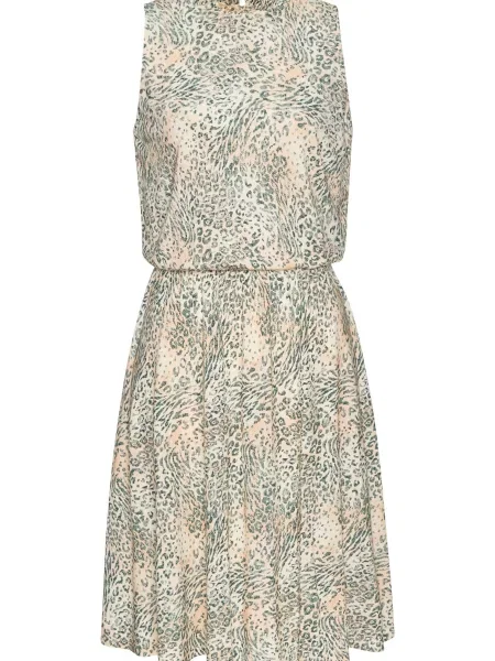 LASCANA Rochie bej / verde pastel / portocaliu deschis / natural alb