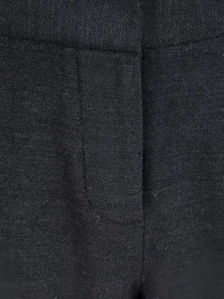 Pantaloni Elie Tahari de lână gri