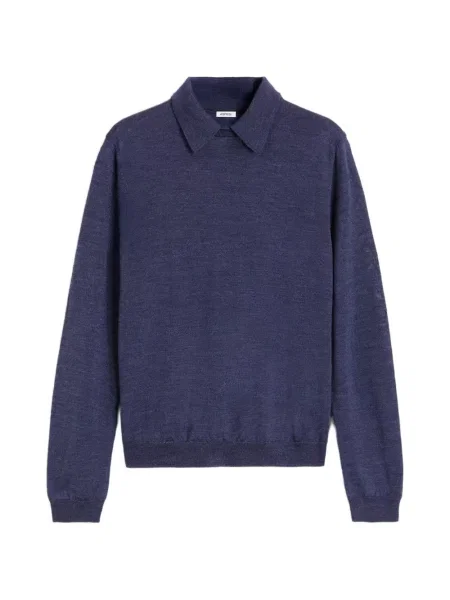 Gulerat tricou polo Aspesi albastru