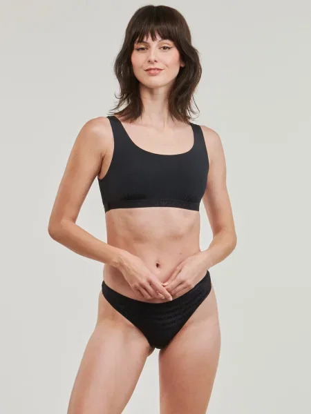 Hálós melltartó Emporio Armani fekete