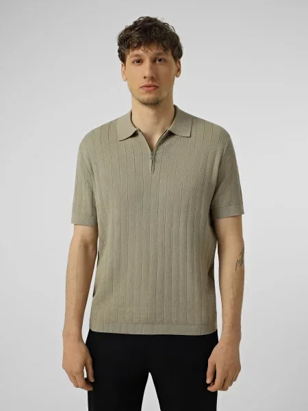 Поло Armani Exchange бежевий