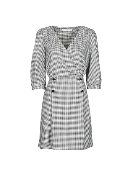 Mini mini obleka Naf Naf siva