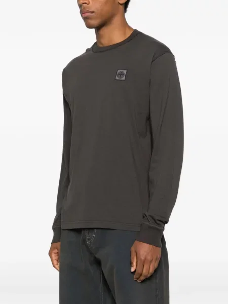 Tricou Stone Island cu strasuri gri