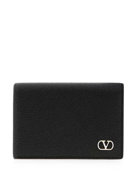 Portofel Valentino Garavani din piele negru