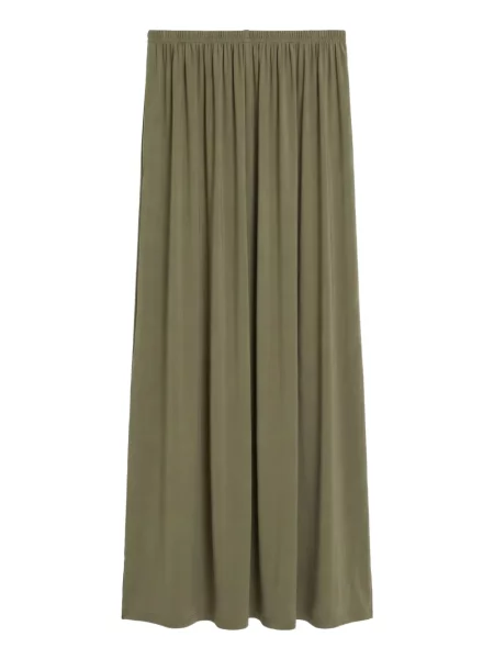Fusta maxi The Frankie Shop de mătase verde