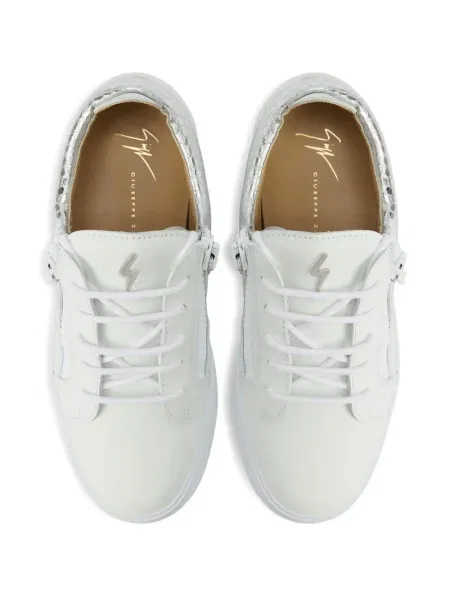 Sneakerși Giuseppe Zanotti din piele alb