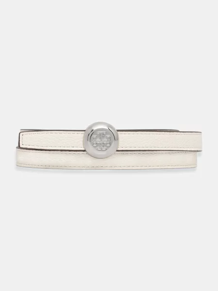 Usnjen Tory Burch Romy Reversible bela