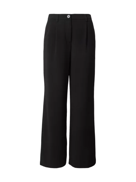 VILA Pantaloni cutați VIKARI' negru