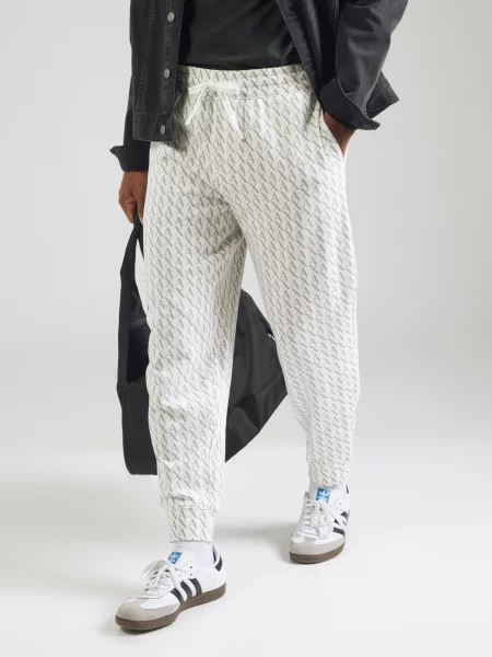 ARMANI EXCHANGE Pantaloni bej alb