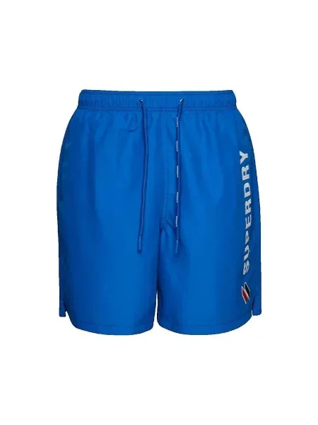 Pantaloni Superdry albastru