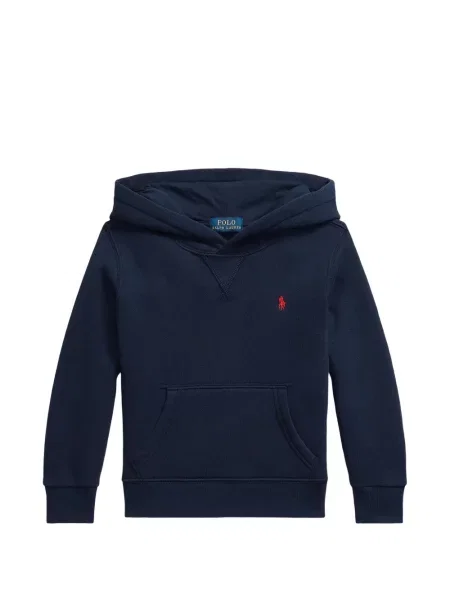 Bluza z kapturem dziecięca Polo Ralph Lauren niebieska
