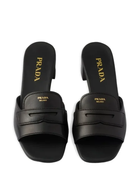Sandale Prada din piele negru