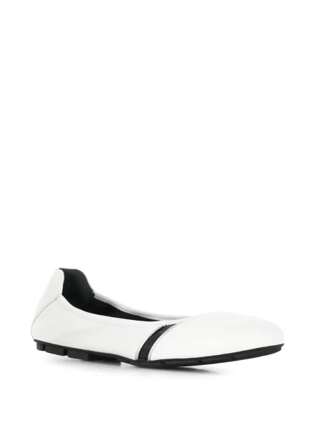 Pantofi cu toc Hogan fără toc alb