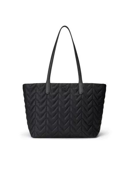 LAUREN RALPH LAUREN Ročna torba črna
